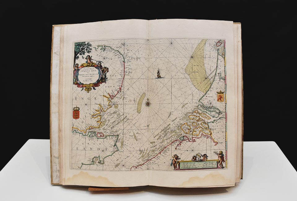 Pieter Goos, De Zee-Atlas ofter Water-Wereld, 1666, Bibliothèque municipale de Nogent-sur-Seine. © Nathanael Collet, ville de Nogent-sur-Seine.