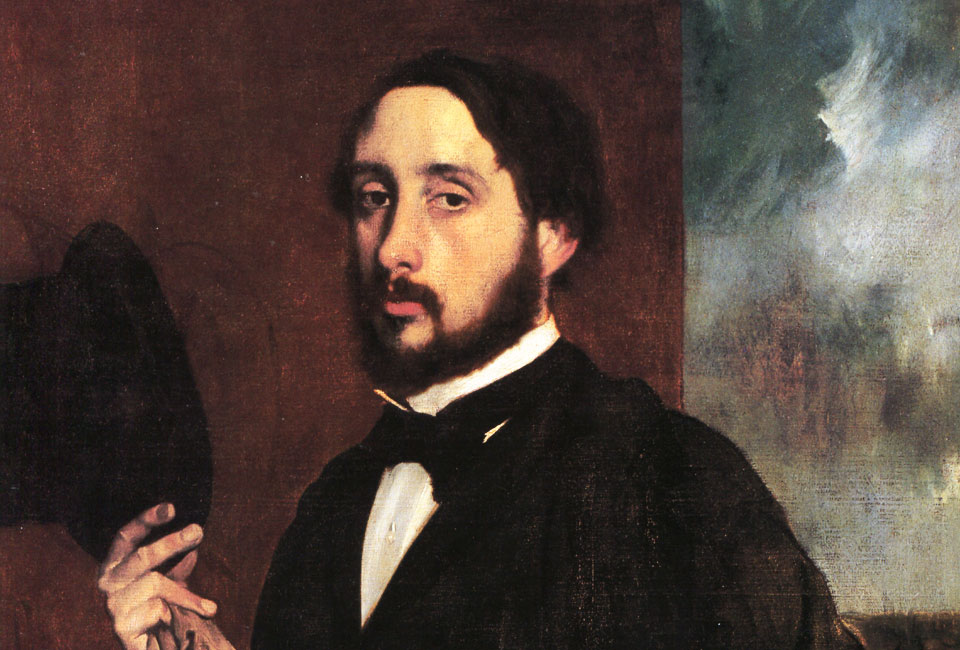 Edgar Degas, autoportrait vers 1863. © Musée Calouste Gulbenkian.