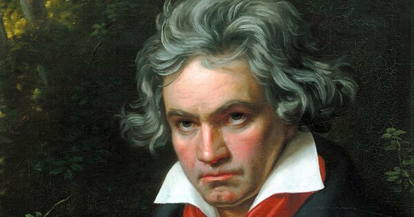 Joseph Karl Stieler, Ludwig van Beethoven travaillant à la Missa solemnis, 1820. Beethoven-Haus, Bonn (B 2389).