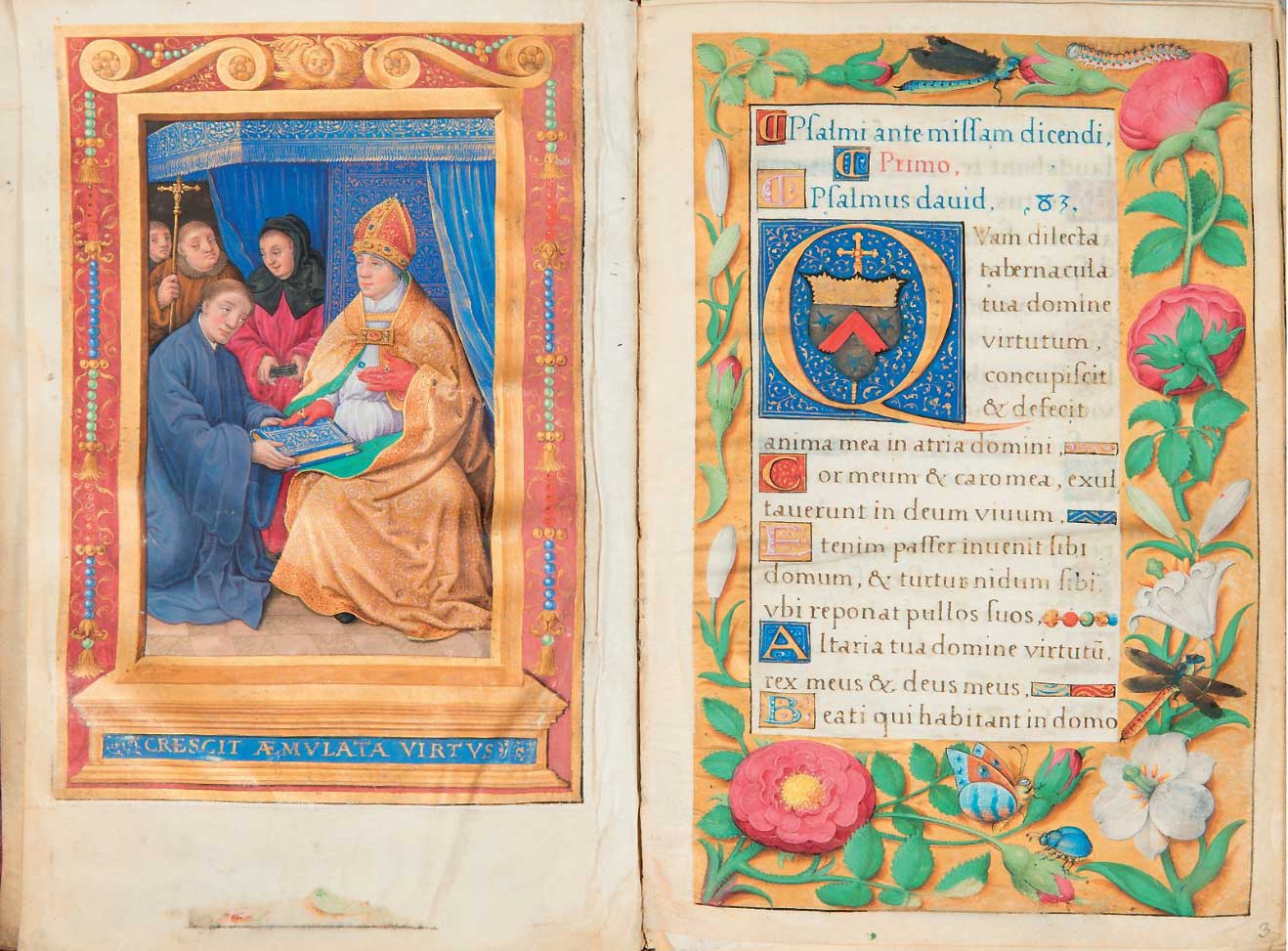 Livre de prières tourangeau du XVIe siècle réalisé par le Maître de Claude de France. © OVV Thierry de Maigret