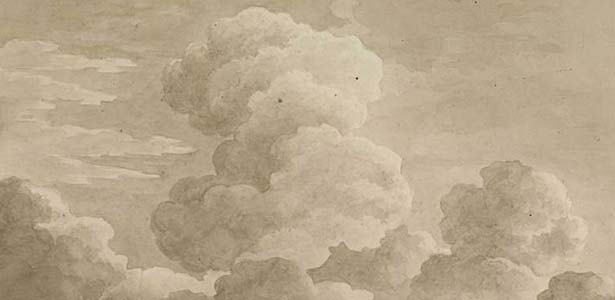 Antoine-Laurent Castellan, Etude de nuages, 1815. © Musée Fabre, Montpellier Méditerranée Métropole, photo Frédéric Jaulmes.